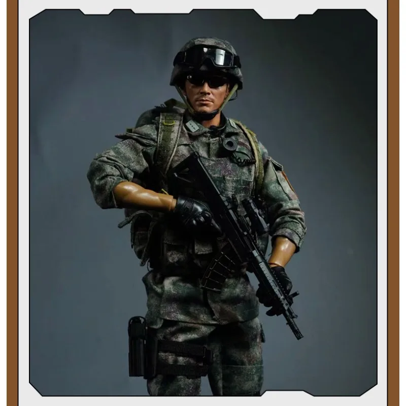 Brinquedos em escala 1/6, pessoal militar chinês, modelo de guerreiro de assalto oriental para figura de ação de 12 polegadas, coleção de decoração de cena