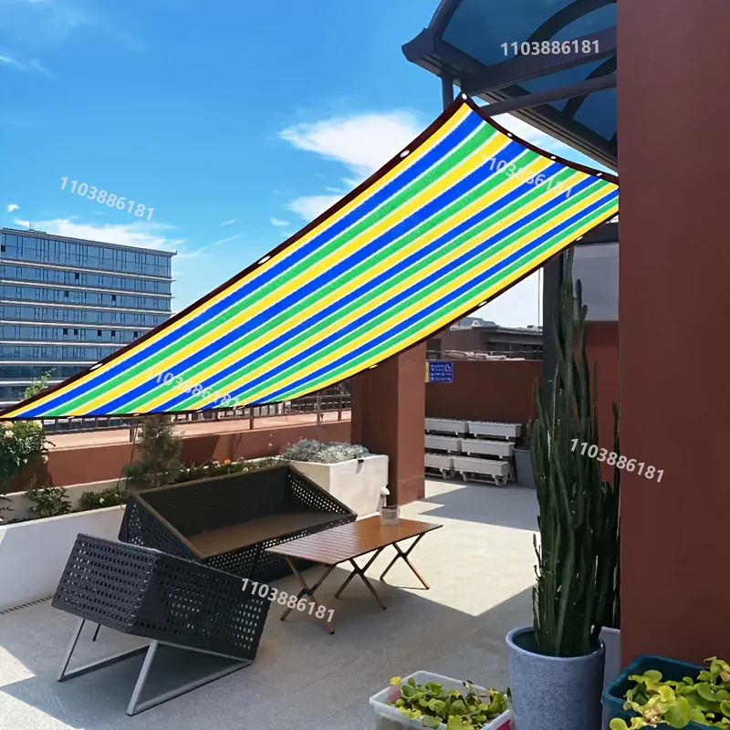 Garten-Sonnenschutznetz für den Außenbereich, Terrassen-Sonnenschutz, Camping-Sonnenschutznetz, UV-Schutz, HDPE-Sonnenschutzgewebe – Detail 13