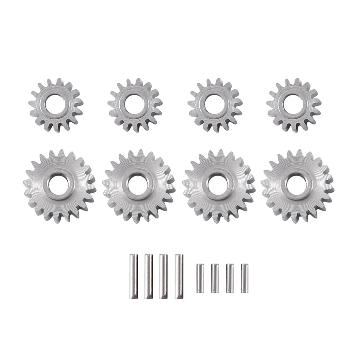 8Pcs Overdrive Steel Portal Axle Gear Set 20T 15T for 1/24 FMS FCX24 RC Crawler Car Upgrade Parts