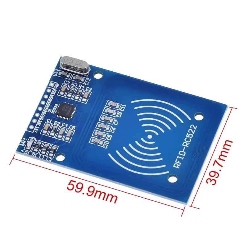 พวงกุญแจบัตร RFID RF IC 1ชิ้น/ล็อต RC522 MFRC-522ส่งการ์ด S50