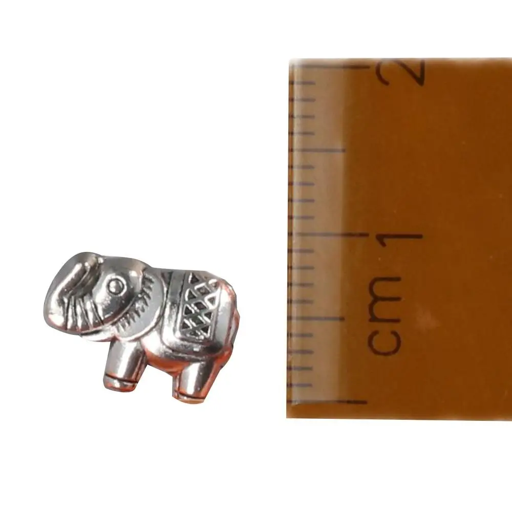 الخرز المعدني لصنع الحلي ، على الطراز العتيق ، فيل ، على شكل حيوان ، تصنعه بنفسك ، 8 × 12 ، من من من من من من من من من نوع x