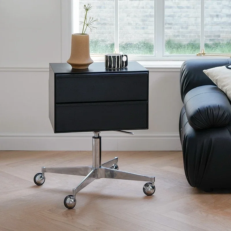 Steady lifting cabinet/all solid wood bedside table, sofa side table/vinyl record cabinet