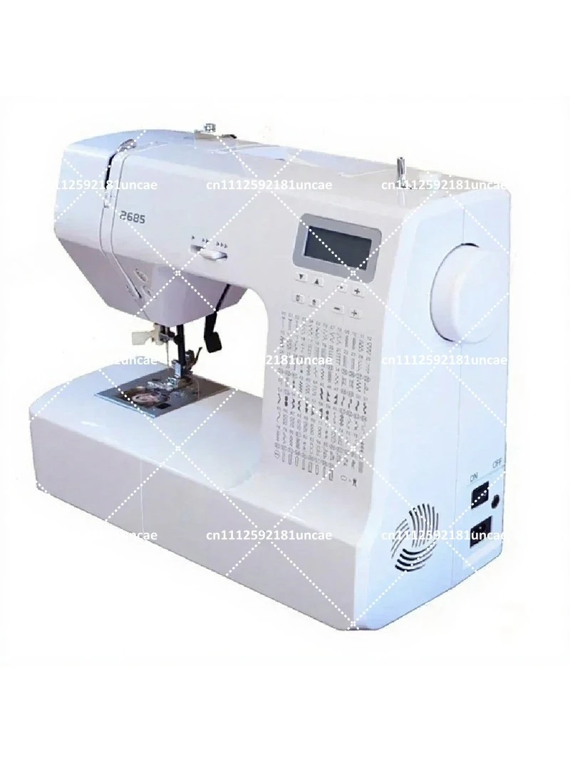 Multifunctional Household LCD Display Sewing Machine 220V 36W Mute Thick Fabric Buttonhole Embroidery Stitching