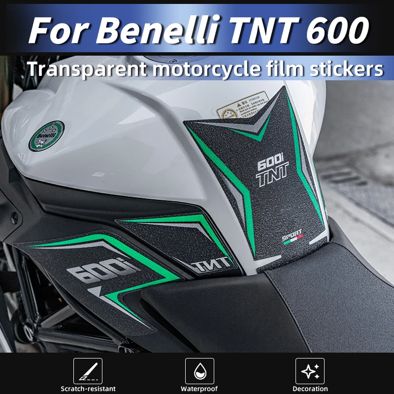 

For Benelli TNT600 Rubber Fishbone Tank Grip Pad Durable 3M Adhesive Anti-Slip Anti-Scratch Residue-Free Mod Parts