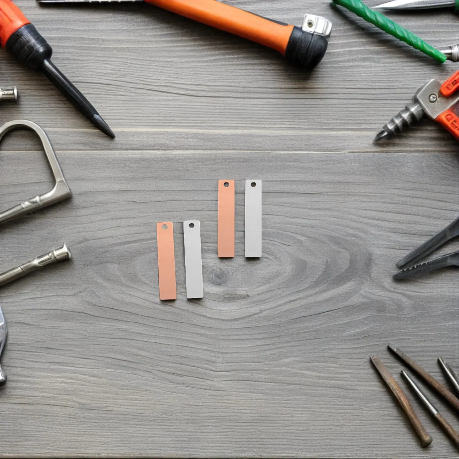 

50 пар цинково-медных гальванических полосок для фруктовых экспериментов, образцов для научной химии, учебных пособий по физике