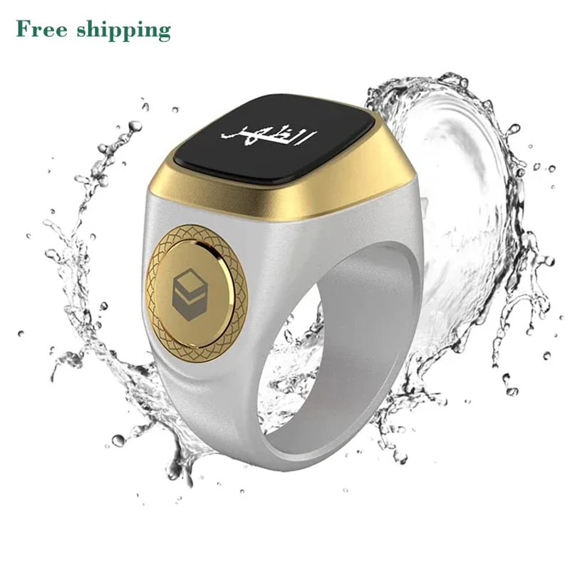 Iqibla Smart Tasbih Dhikr Ring Moslim Islamitische Elektronische Digitale Vinger Counter Tasbeeh Smart Ring