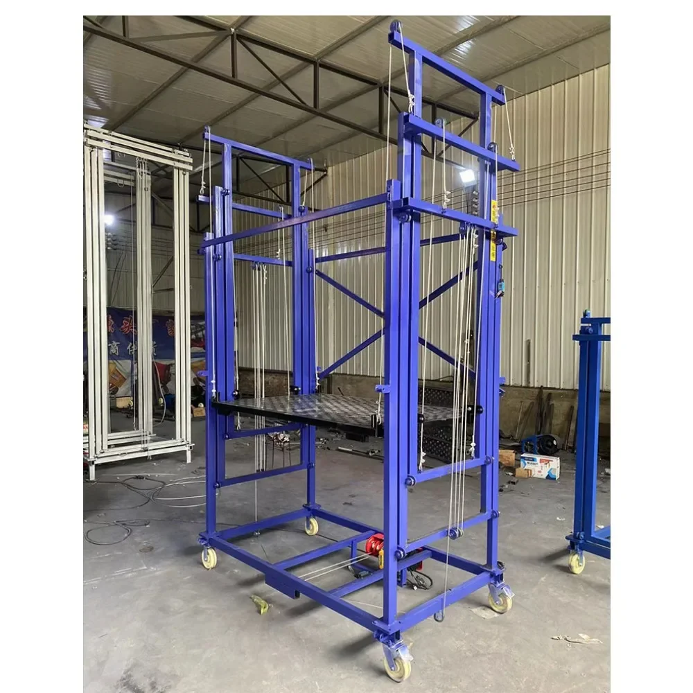 Electric scaffolding lift fully automatic folding wireless remote control