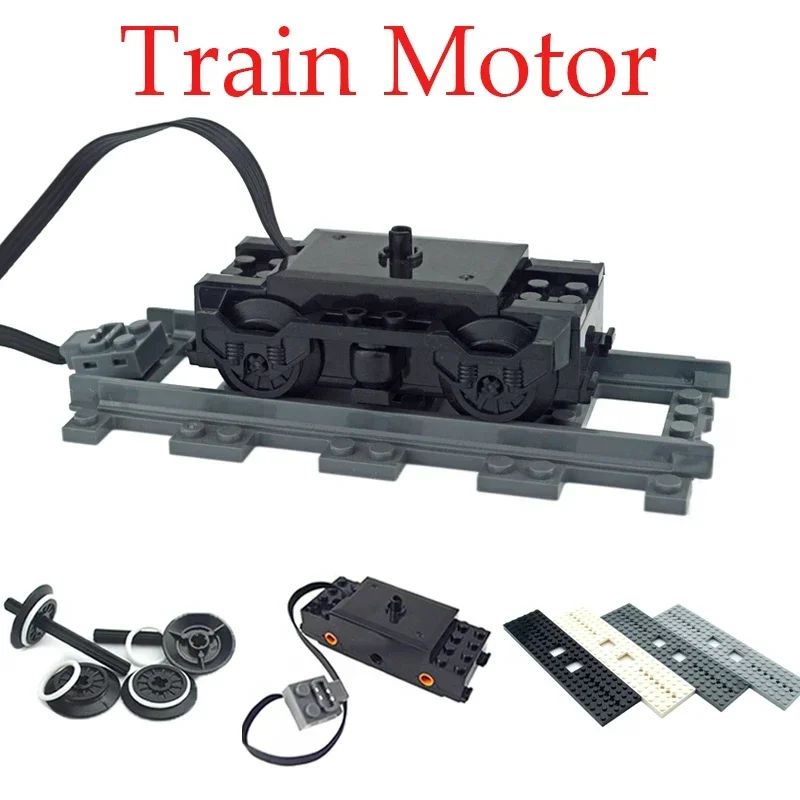 Train Motor Power Train Functions Accessories Technical Parts 91994 74784 Fence Motor Multi Tool PF Model Leduo Building Blocks