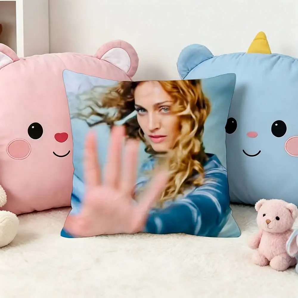 M-Madonna Confessions I Feel So Free Double-Sided Printed Cushion Cover Bedroom Bedside Sofa Pillow Case