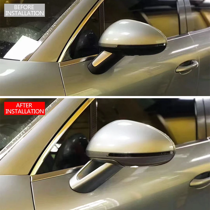 Para Macan 2014-2023 modificación de coche espejo retrovisor deportivo mejorado 95B Macan espejo retrovisor ahuecado