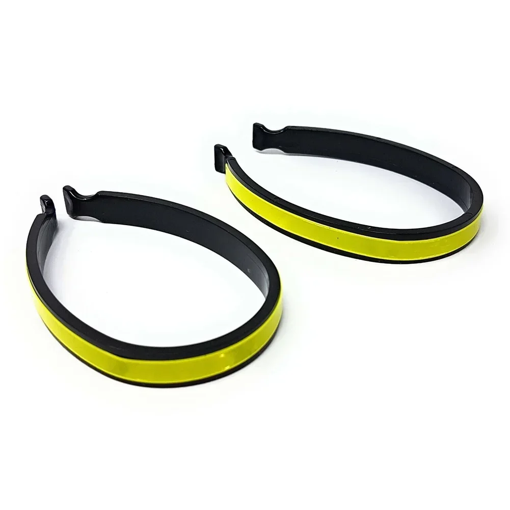 The Old The Young And So On Bike Trouser Clips Large Opening 10x58mm Fluorescent Color Looks Fashion Black+Green