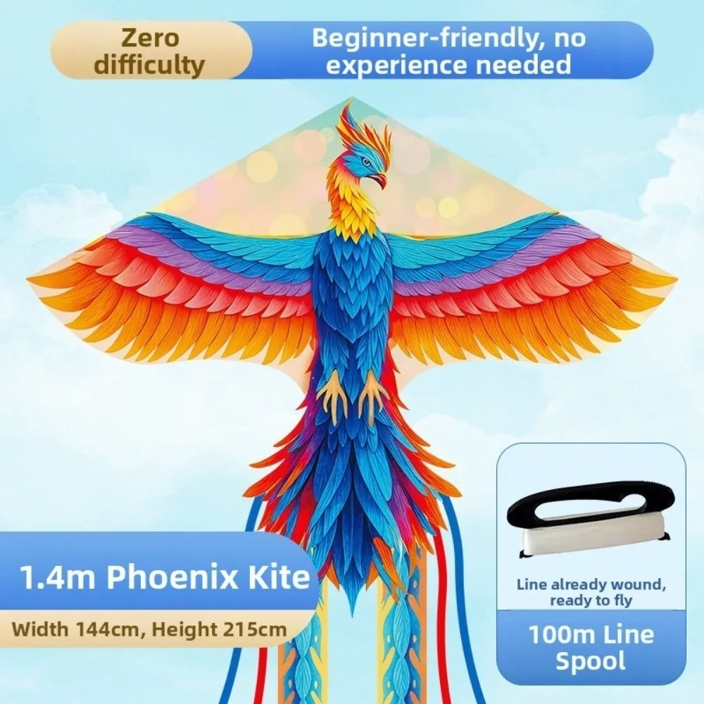 pipa-fenix-chinesa-de-voo-excelente-facil-de-voar-com-corda-de-100-metros-pipa-gigante-de-passaro-voador-com-cauda-longa-brinquedo-voador-para-exterior
