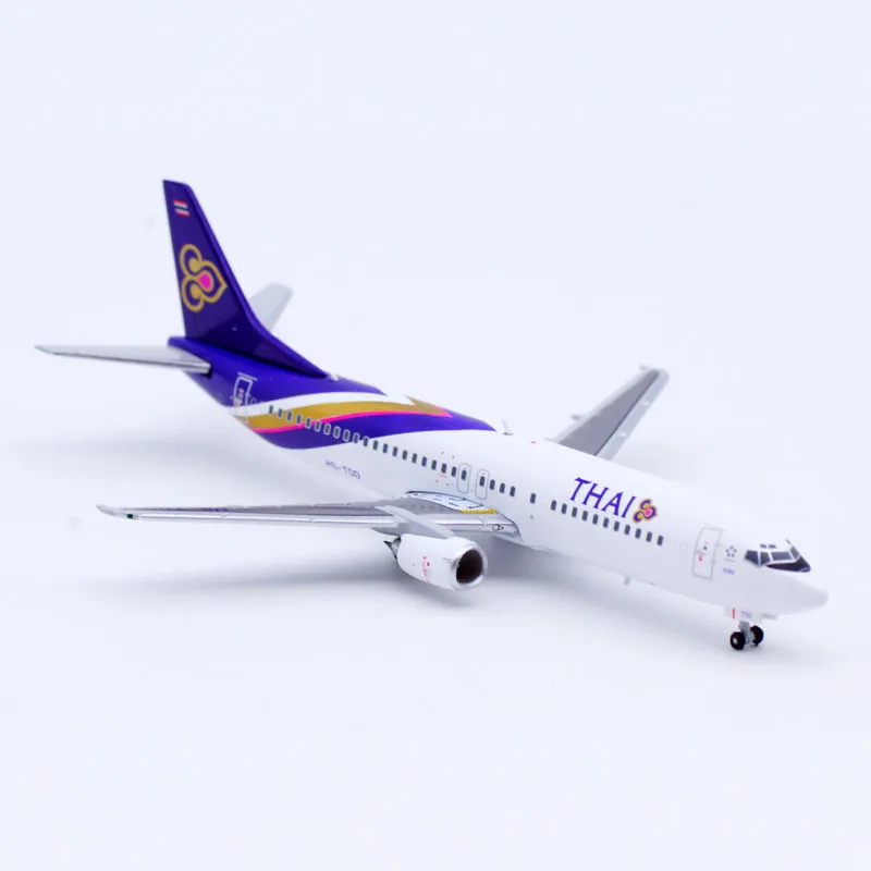 XX4990 Aereo da collezione in lega regalo JC Wings 1:400 Thai Airways "StarAlliance" Boeing B737-400 Diecast Aircraft Jet Model HS-TDD