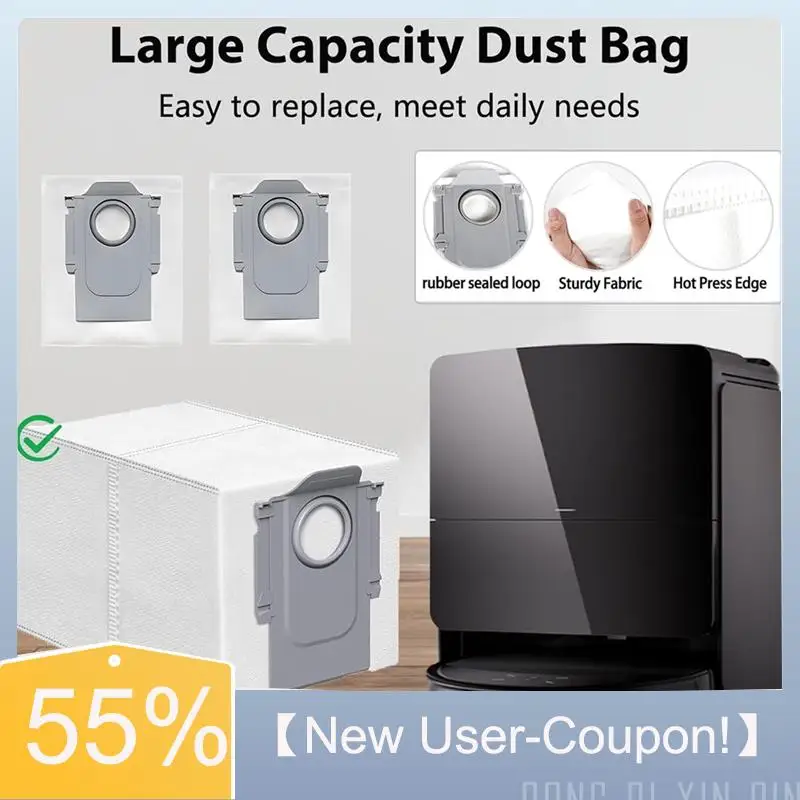 A60T New 21 Pcs For Roborock Saros 10/ G30/ S9 Maxv Ultra Sweeper Accessories Roller Side Brush HEPA Filter Mop Pad Dust Bag