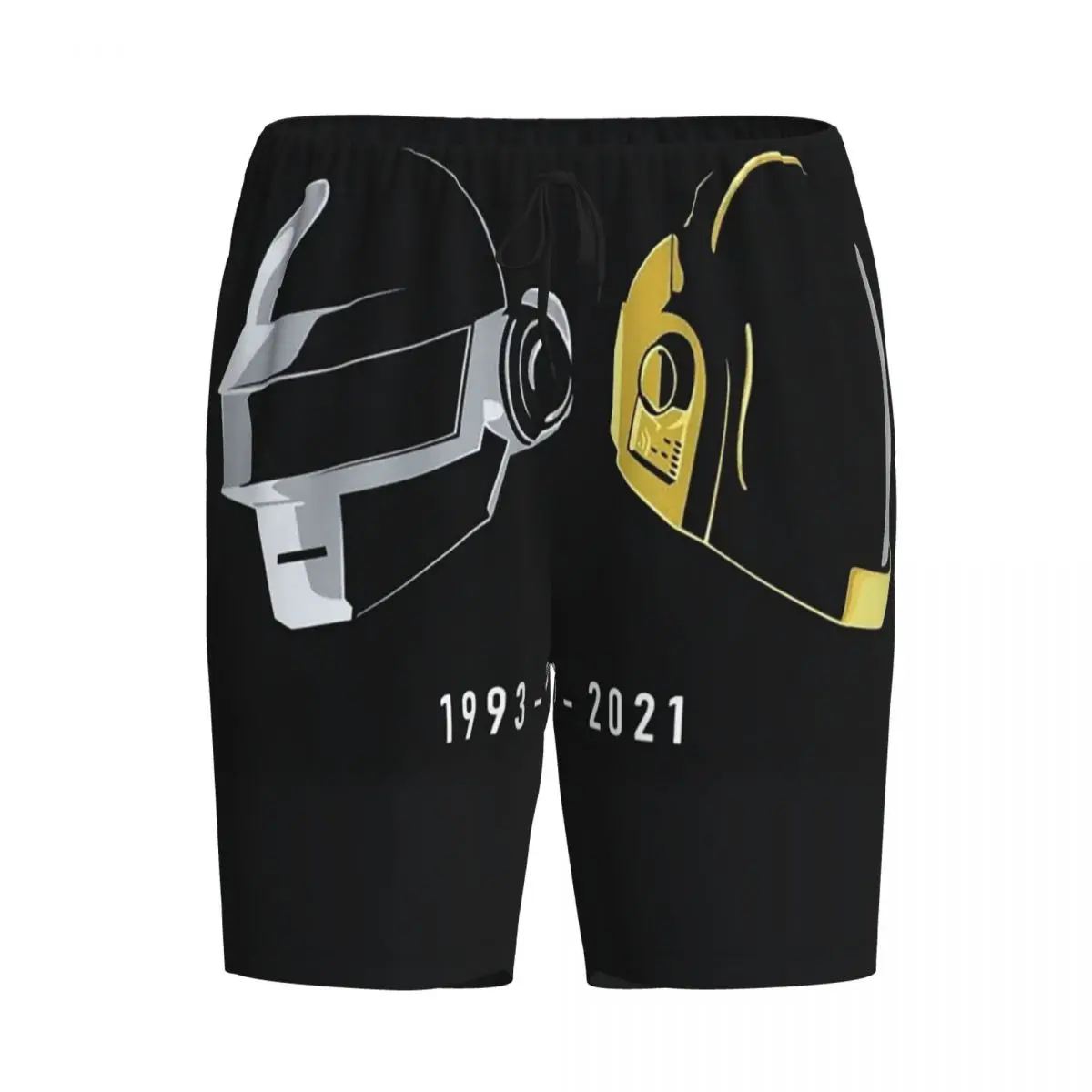 

Custom Daft Punk Electronic Music Band Tribute Helmet Art Shorts Sleeping Pants Men Pajama Pants Lounge Sleep Sleepwear Bottoms