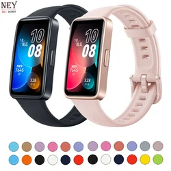 Cinturini per Huawei Band 8-NFC cinturino di ricambio cinturini in Silicone morbido bracciale sportivo su Smart Band8 accessori per cinturini per orologi