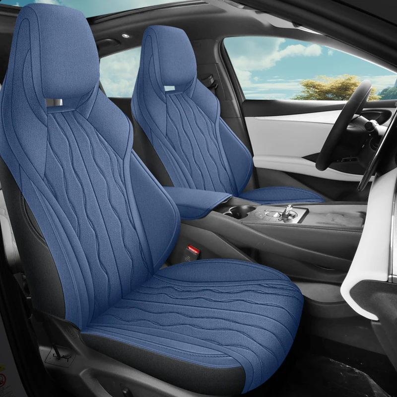 All Inclusive Cloth 5 Seats Car Seat Cushion Covers Stylish Auto Interior Protector for BYD Seal 6 DM‑i Sedan