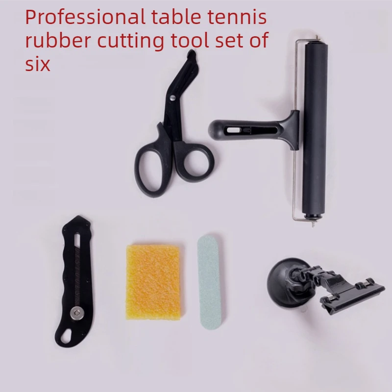 

Professional Table Tennis Rubber Cutting Tool Set Portable Rubber Cut Tools Durable Repair Tools Lightweight Racket Accessories