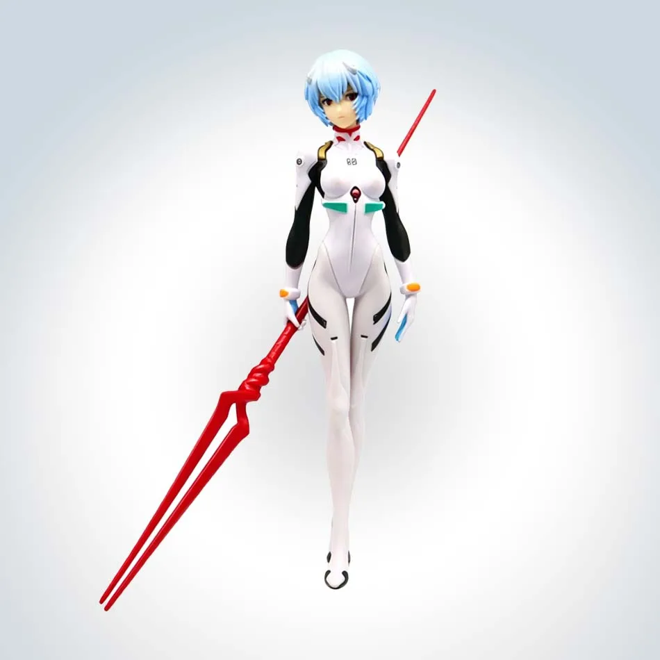 Hot Exquisite Ayanami Rei Action Figure Spear Of Longinus Neon Genesis Evangelion EVA Anime PVC Collectible Ornament Desk Decor - view 2