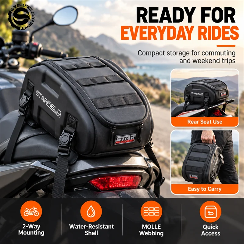 Motorcycle Gear Garage Storage - Multifunctional Motorcycle Bag Oil Tank Package