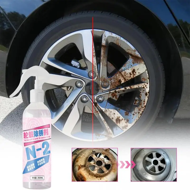 

Iron Remover Spray Paint Cleaner Car Maintenance Powder Spray 250ml Iron Remover Wheel Cleaner Car Rust Removal Sprayfor Wheels