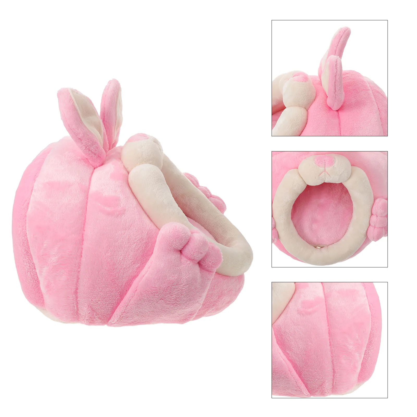 

Small Animal Nest Cozy Bed Winter Insulation Hamster Rabbit Guinea Pig Sugar Glider Warm Pet Bed Portable Cage Nest