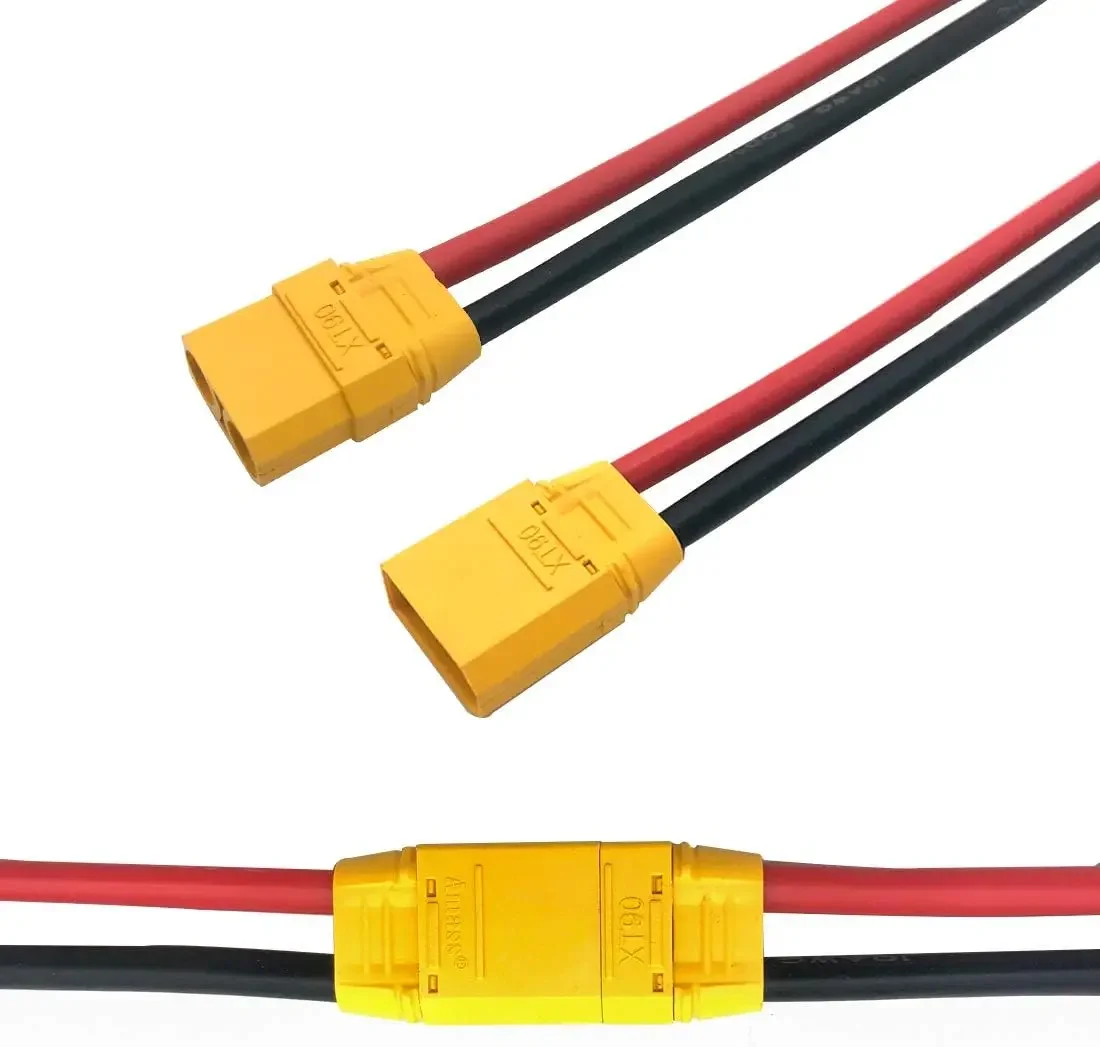 3 Pairs XT90H XT90 Wire XT 90 Plug Male and Female Connector 150mm 10AWG Silicon Wire for Battery Charger Motor