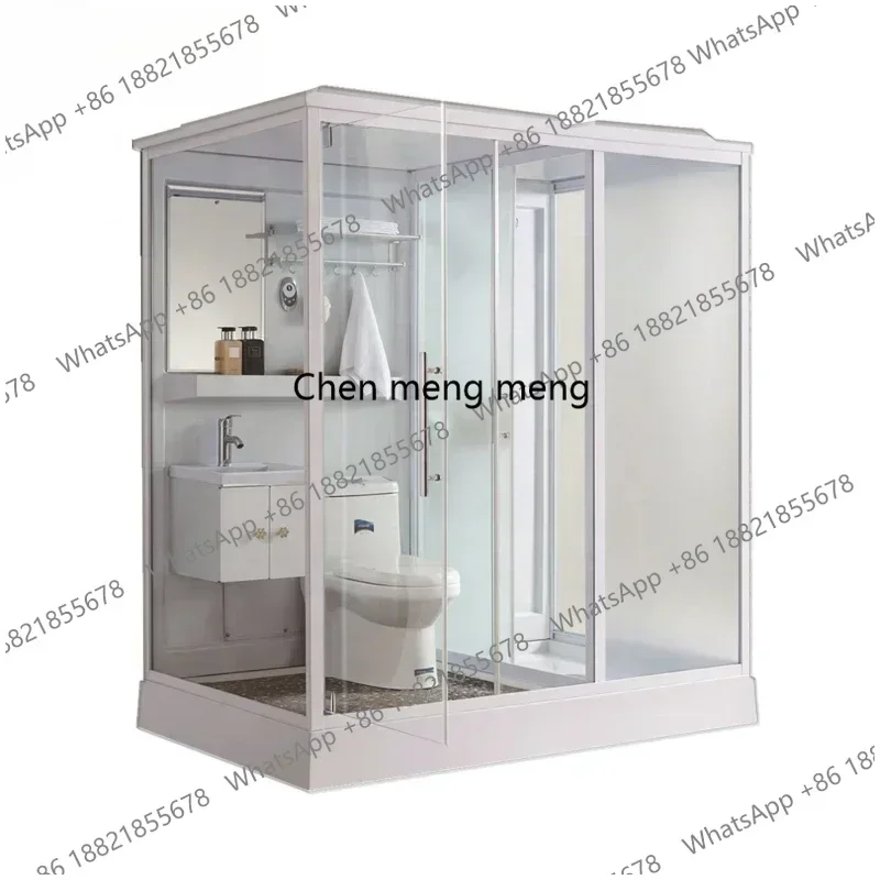 Z0189Aokeliya Multi-function Prefab Toilet Shower All in One Bathroom Units Prefab Toilet Shower Cubicle Pod