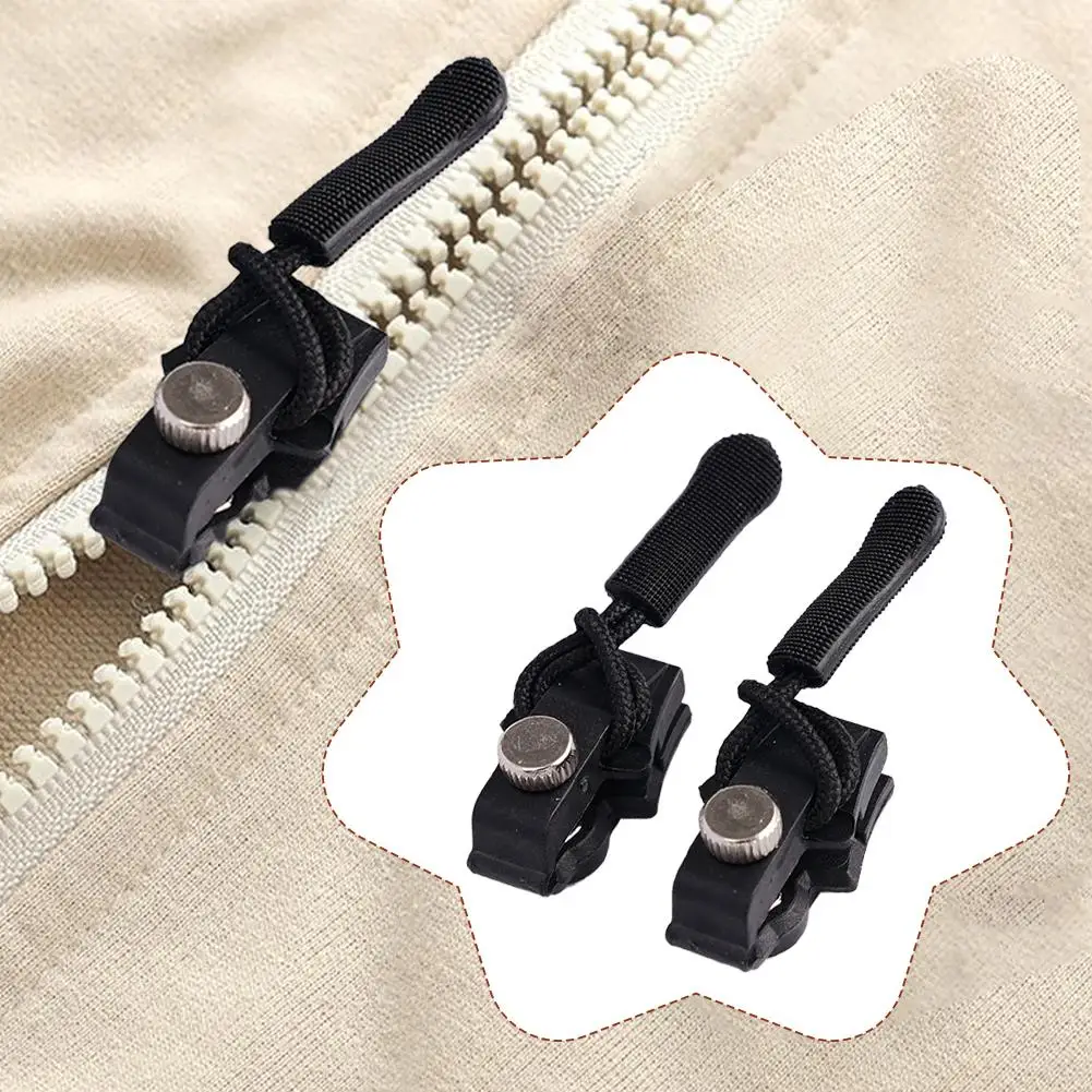 New 3 Different Size Zipper Repair Kit Removable Replacement Puller Diy Tools Zipper Bad Instant Zipper Buckle Sewing W5l7