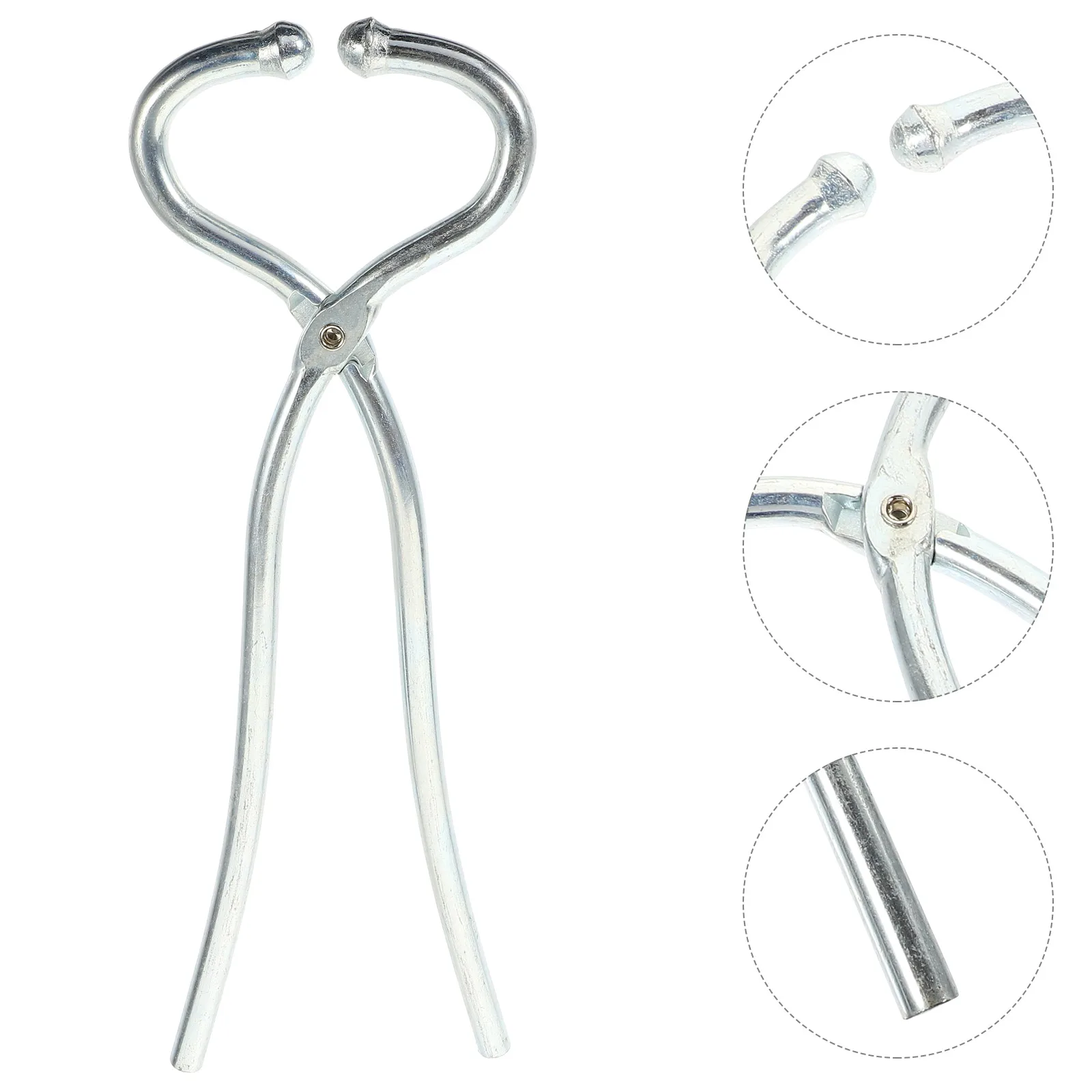

Stainless Steel Cow Nose Plier Bull Cattle Hole Puncher Livestock Piercing Tool Farm H Tools Durable Safe Design Practical Usage