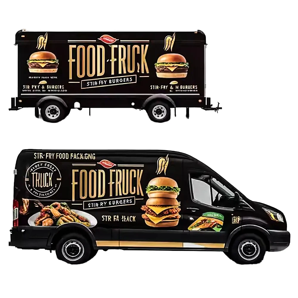Factory Customized Self-Adhesive Glossy PVC Vehicle Stickers and Posters for Truck & Car Advertising