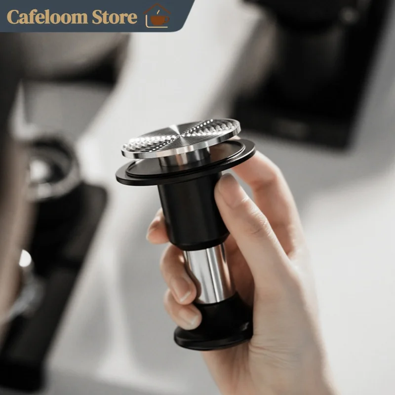 Mhw-3bomber Knight Impact Tamper Universal 58mm Force Distribution Tool Constant Force Espresso Tamper And Coffee Distributor