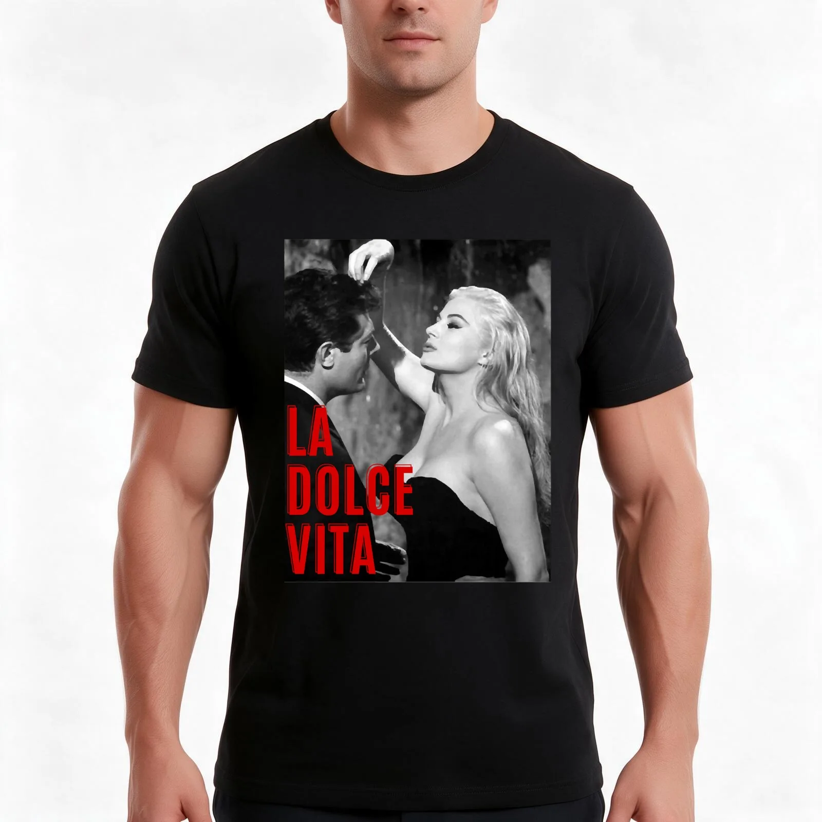 Gift For Men Film Federico Fellini Vintage Retro T-Shirt, Summer Casual Cotton Tee, Oversized Streetwear Tops, Unisex Men Women