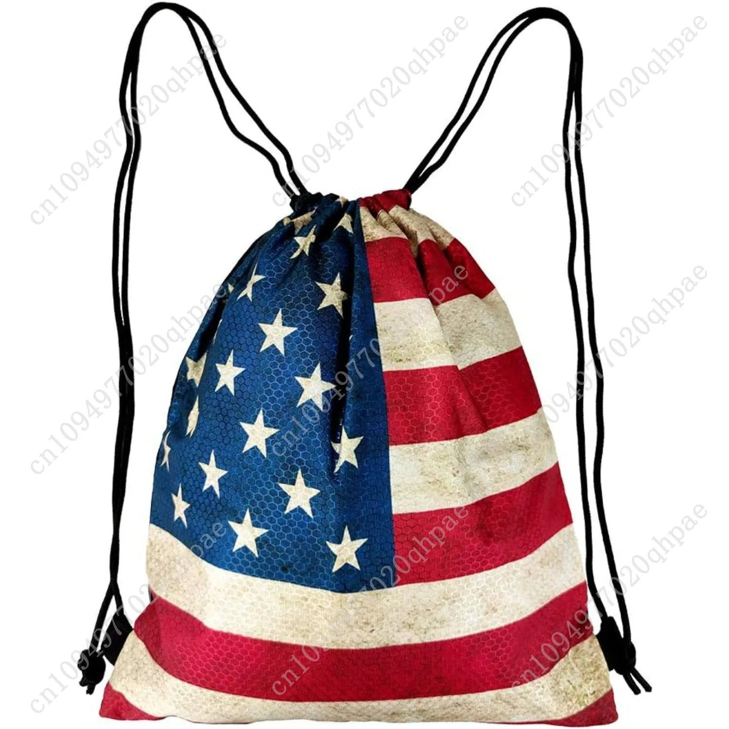 العلم الأمريكي الولايات المتحدة الأمريكية العلم للجنسين الرباط حقيبة الظهر الرياضة الصالة الرياضية حقيبة السفر #2