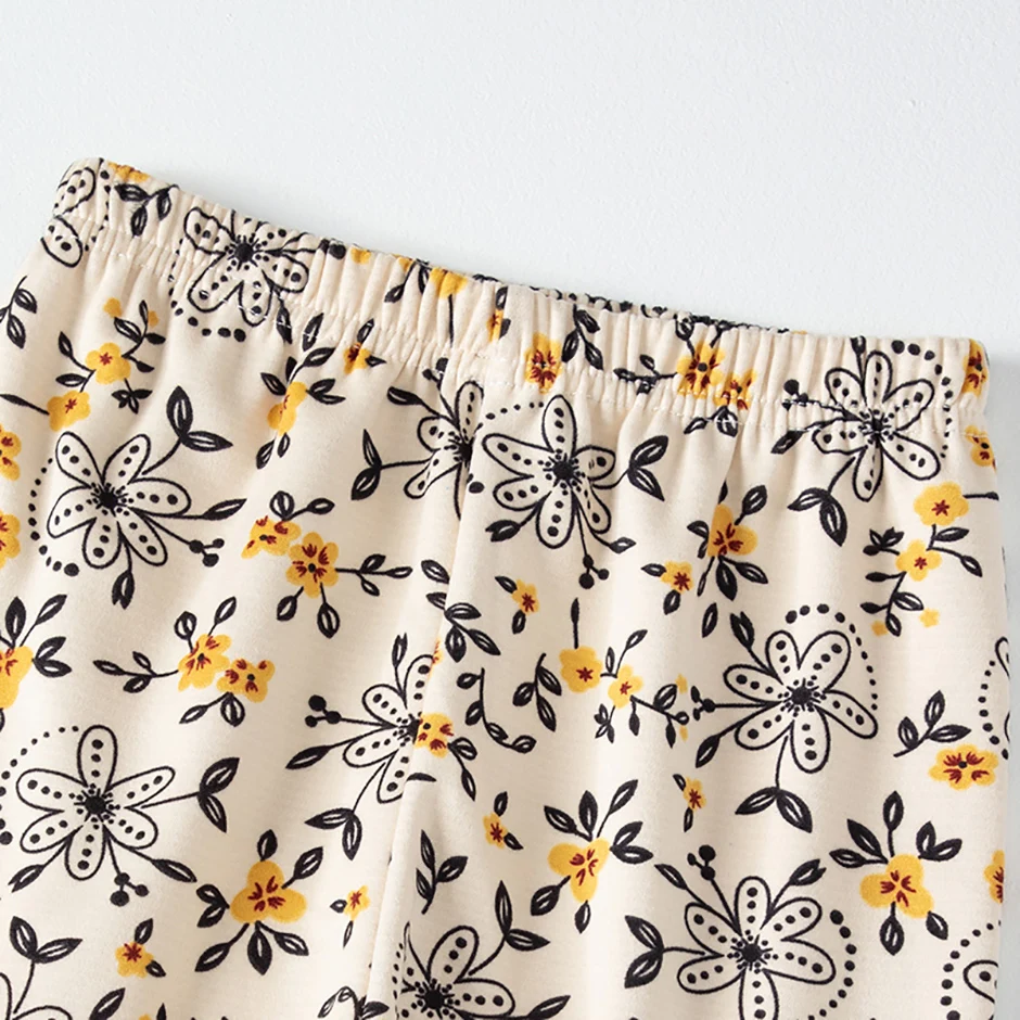 2-teiliges Kinder-Set, Jungen/Mädchen, gleicher Stil, Herbst/Winter, warm, schweißabsorbierend, bedruckt, mehrfarbig, modische Pyjamas – Detail 32