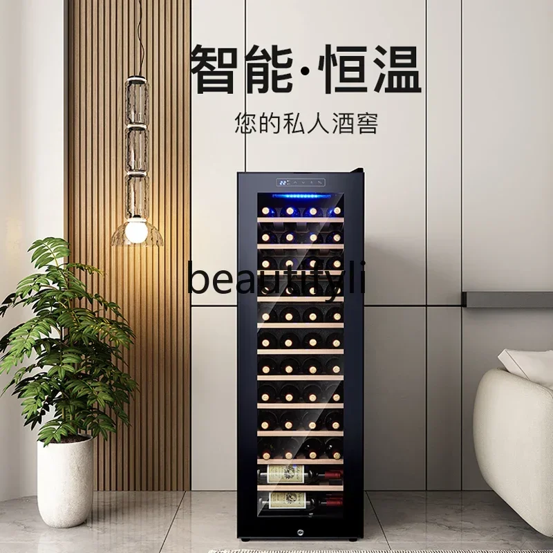 

Лидер продаж, компрессор с воздушным охлаждением, винный шкаф, подвесной стеклянный винный домашний ледяной бар, чайный холодильник с замком