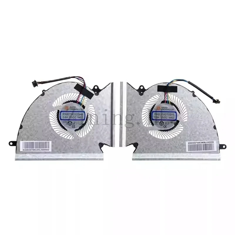 For MSI GP76 GE76 WE76 Series PABD1A010SHL Internal Processor & Graphics Cooling Fan
