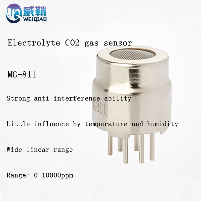 MG811 CO2 Detector De Concentração, Sensor De Gás, Monitor De Detecção De Qualidade Do Ar