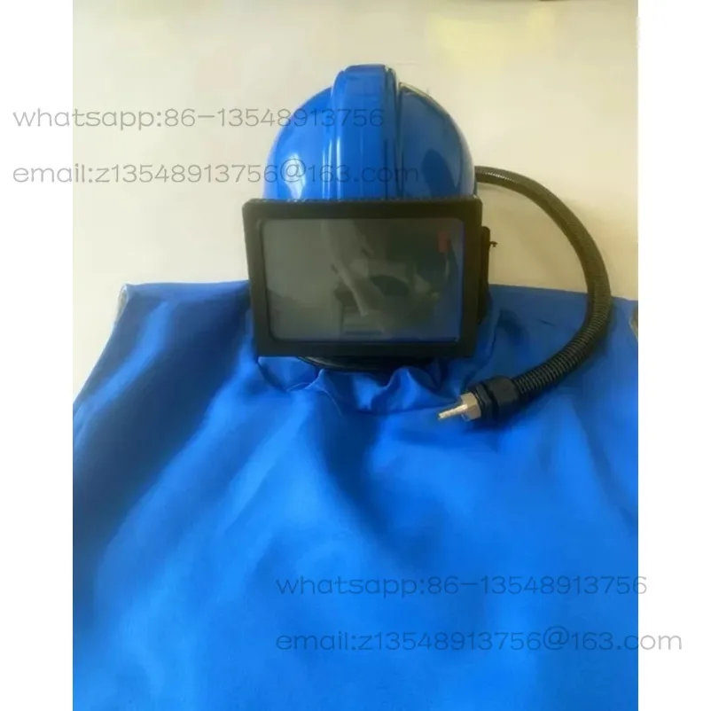 Sand Blast Helmet, Sandblasting Hood with Air Breathing Hose