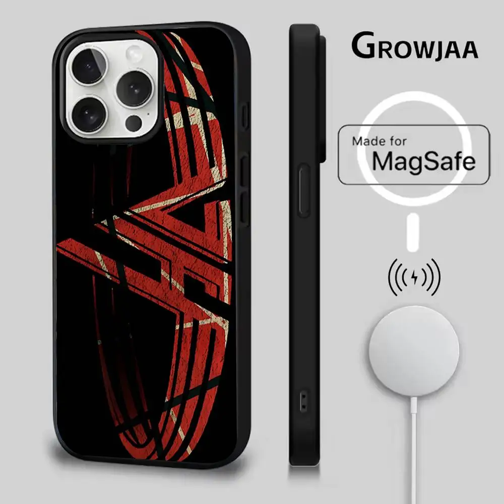 حافظة هاتف E-Eddie Van H-Halen لهاتف iPhone 17,16,15,14,13,12,11,Pro,Max,Plus,Mini,SE4,E شحن لاسلكي مغناطيسي Magsafe #5