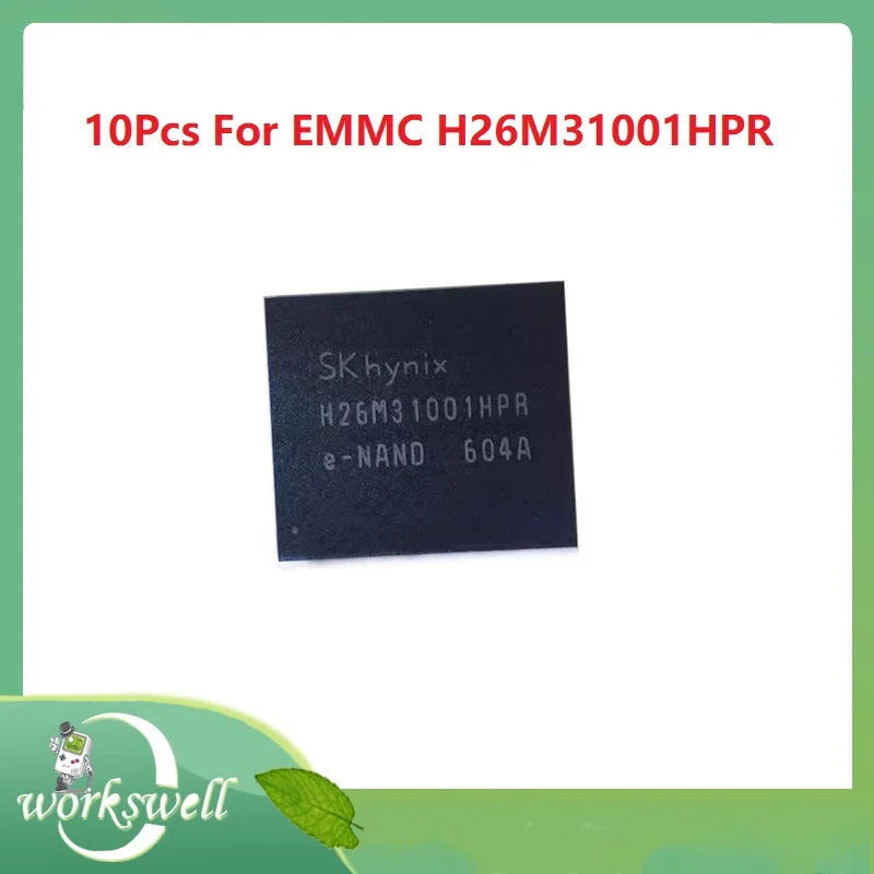 رقائق جديدة بغا IC ل EMMC ، H26M31001HPR الذاكرة ، H26M31001 ، 10 قطعة