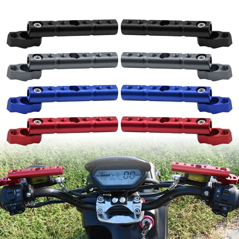 Electric Bike Pedal Mirror Seat Spotlight Rail Extension Rod Navigation USB Charger Bracket for Motorcycle Reversing Mirror