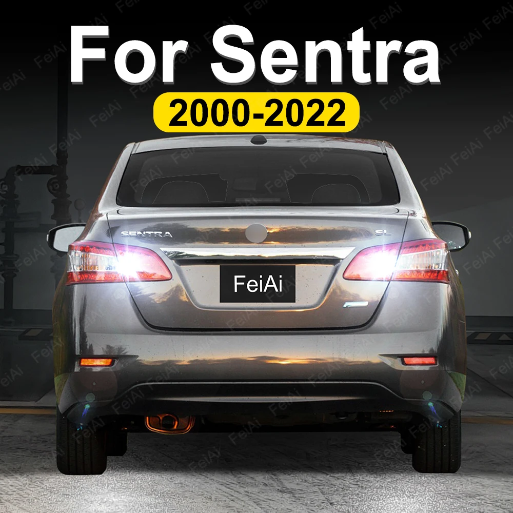 For Nissan Sentra LED Reverse Lights Sentra B15 B16 B17 B18 Accessories 2000-2022 2012 2013 2014 2015 2016 2017 2018 Reversing