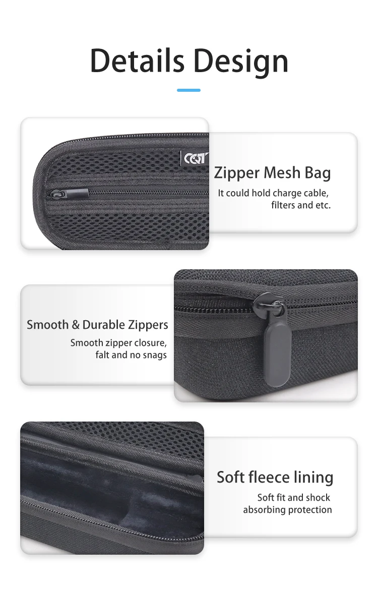 ل DJI OSMO Pocket 3 Gimbal حقيبة محمولة الجسم واقية تخزين ملحقات الكاميرا