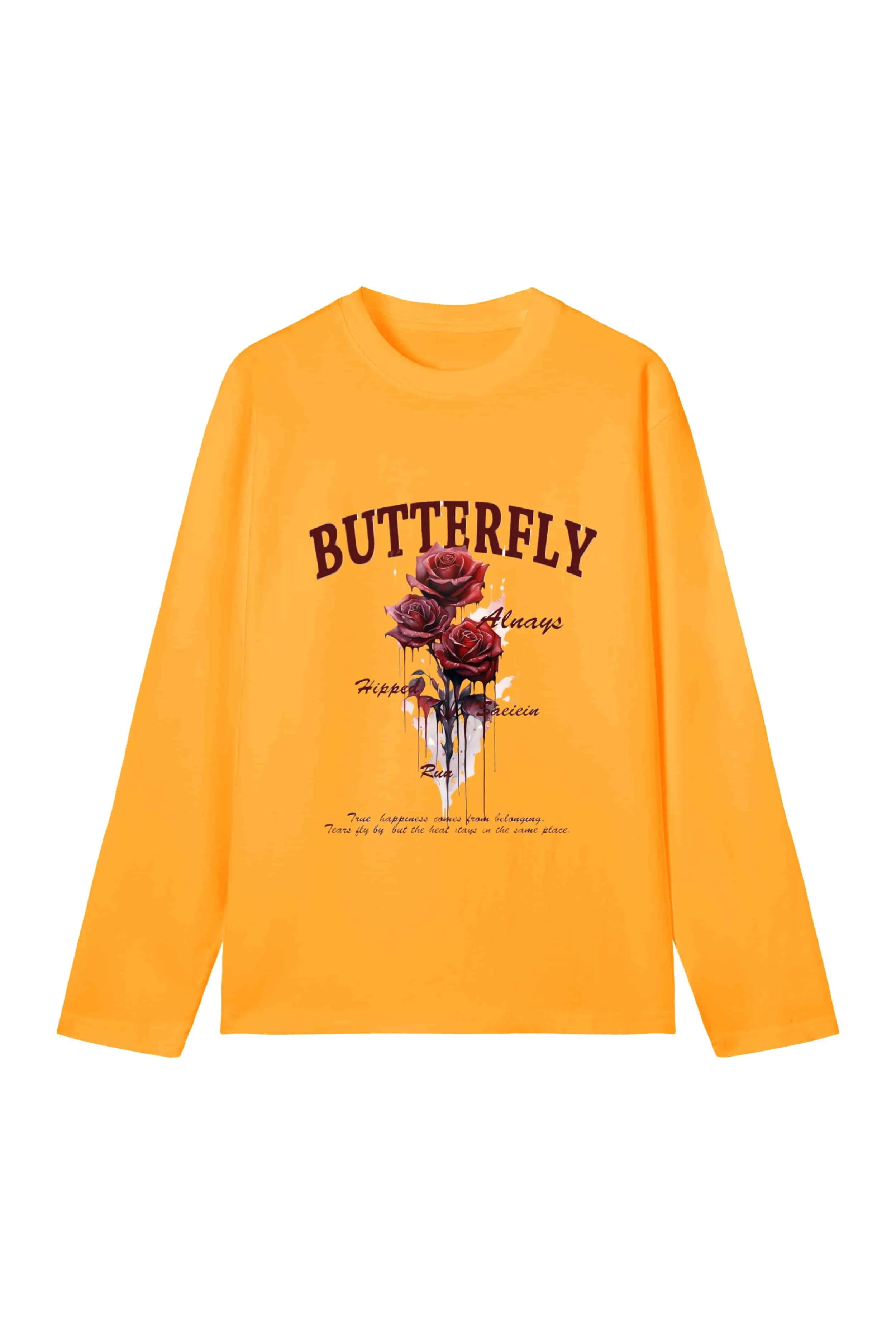 Neue Herren- und Damen-T-Shirts mit sanften Dornendruck im dunklen romantischen Stil, lässige Kurzarm-Paar-T-Shirts