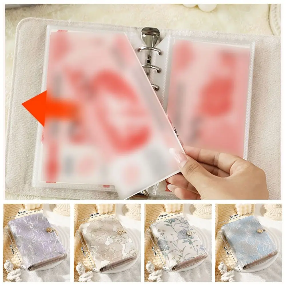 Fun Money Savings Challenge Binder Cloth Flower Savings Challenges Book Clear Easy Cash Budget Notebook Money Planners