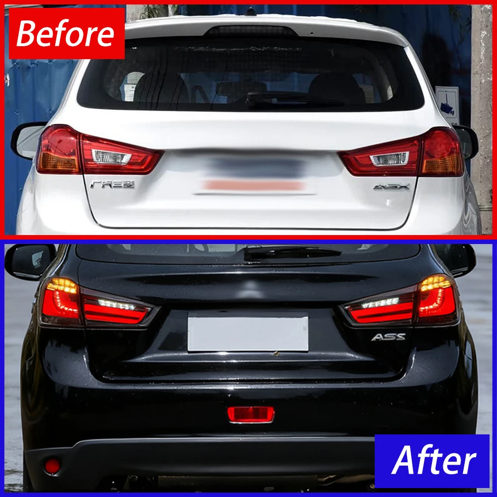 For Mitsubishi ASX 2013-2020 Auto Back Lamps Assembly Upgrade High Quality Car LED Taillights Plug and Play Tools Accessories