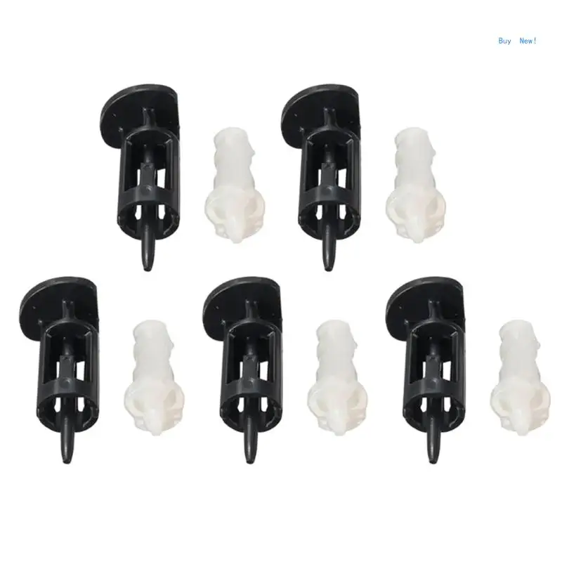 10PCS Mounting Clip Cooler Fan Mount Pins Plastic Push Screw Fastener for Intel Socket LGA 775/1150/1155/1156/1366 CPU