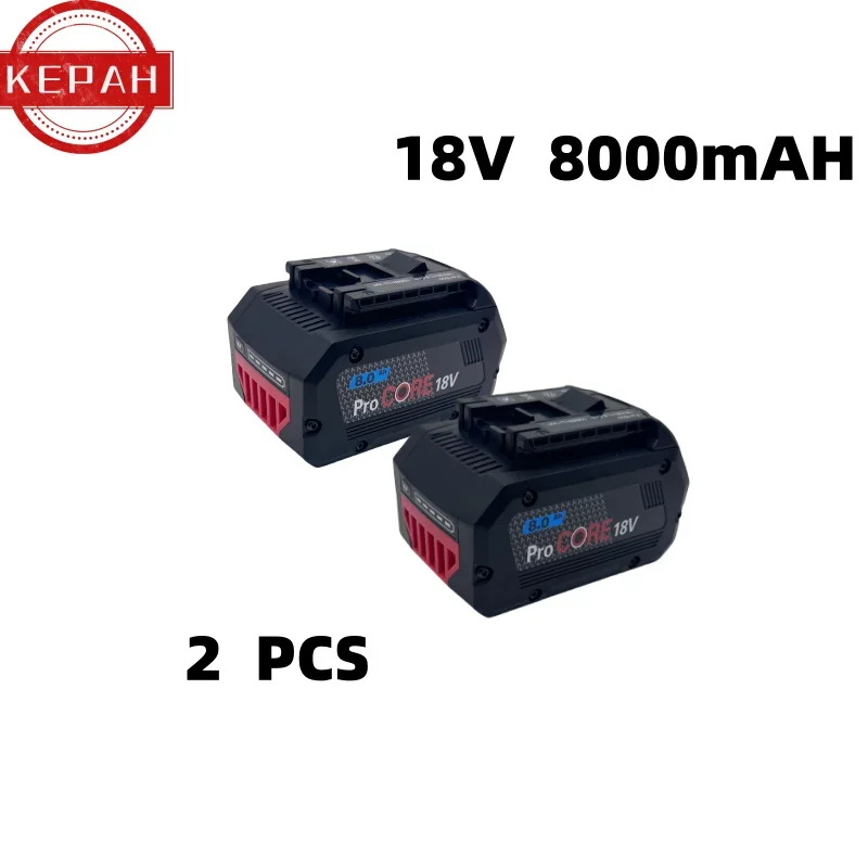 18v 8AH For BOSCH Professional 18V 21700 Battery ProCORE 18V Li-ion Replacement for BAT609 BAT618 with bms