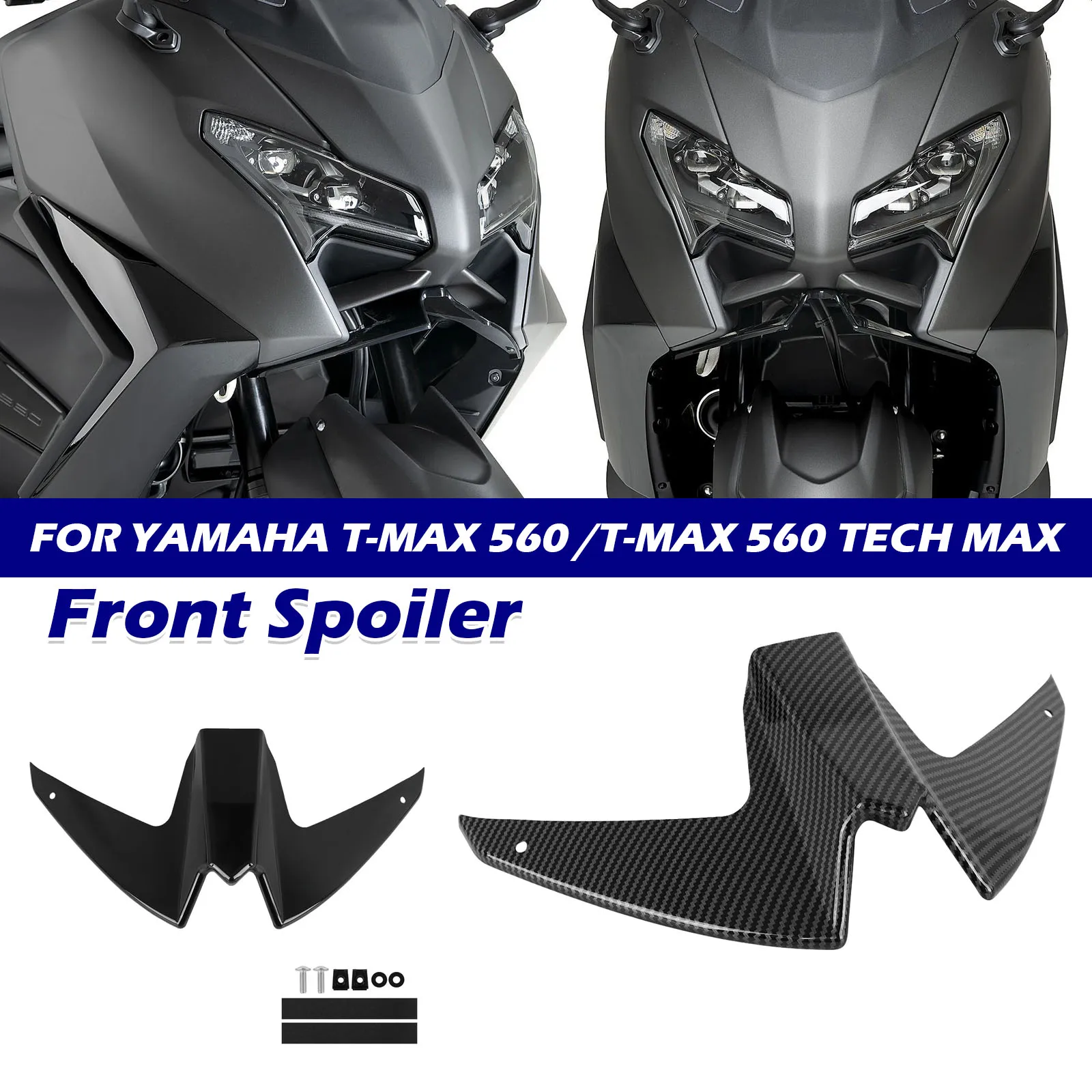 Fit For YAMAHA TMAX560 2025 2026 T-MAX 560 Tech Max Motorcycle Sport Downforce Naked Forntal Spoilers Aerodynamic Wing Deflector